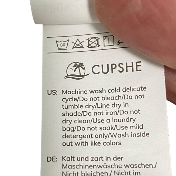 CUPSHE - NWT - SIZE LARGE - BRONZE / ROSE GOLD FAUX WRAP SLINKY BLOUSE TOP B15‎ - Picture 10 of 10